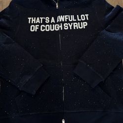 Aloc zip up rhinestones size s