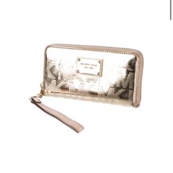 MK ⚜️👑⚜️ Michael Kors Patent Leather Patterned Wristlet