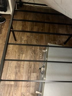 Black Metal Bed Frame king size