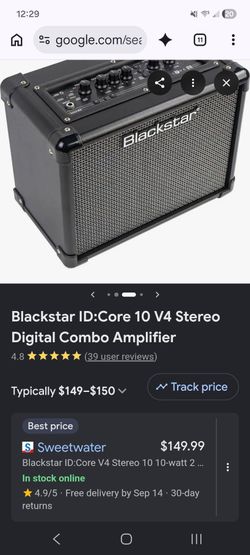Blackstar ID:Core 10 V4 Stereo Combo Amplifier