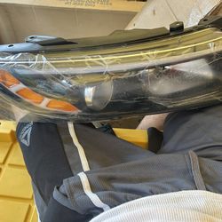 Halogen Headlight Front Driver and Passenger Assembly For Kia Optima 2014-2015 Black Housing Clear