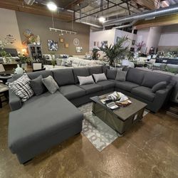 3 PCS CUSTOM SECTIONAL (CUSTOMIZE IT!)💥$0 DOWN, Pay back 100 Days, 6 Months, 1 Year)