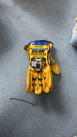 Bear Knuckles Bodacious Water Resistant Work Gloves Large