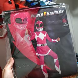 COSTUMES-Power Rangers (blue and pink) and Policeman