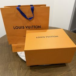 Louis Vuitton Box, Bag And receipt Card