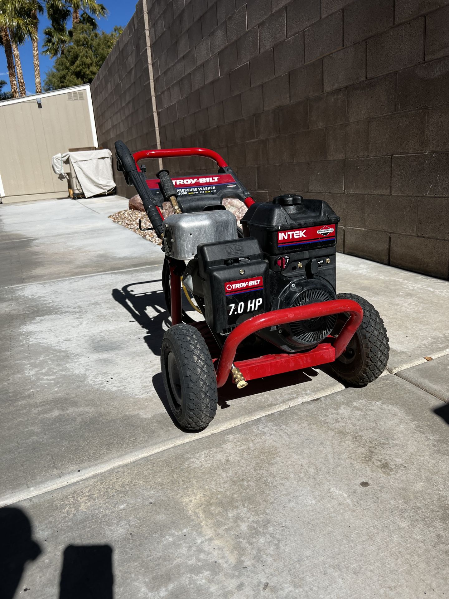 Troy Built Pressure Washer 7 HP