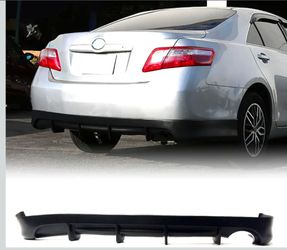 Fits 07-11 Toyota Camry IKON Rear Diffuser Aero Style Custom 4-Fin Bumper Lip PU