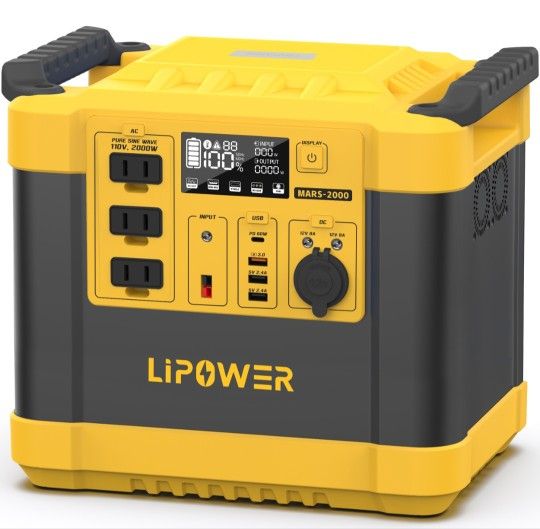 Lipower Power Sation for Camping,2000W (Surge 4000W)