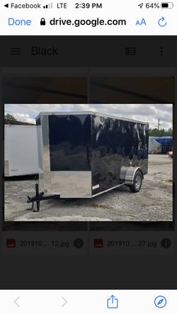 Enclosed trailer new 2020