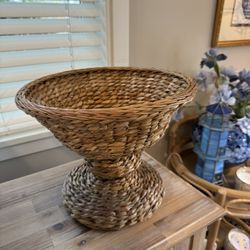 pedestal basket great for Easter