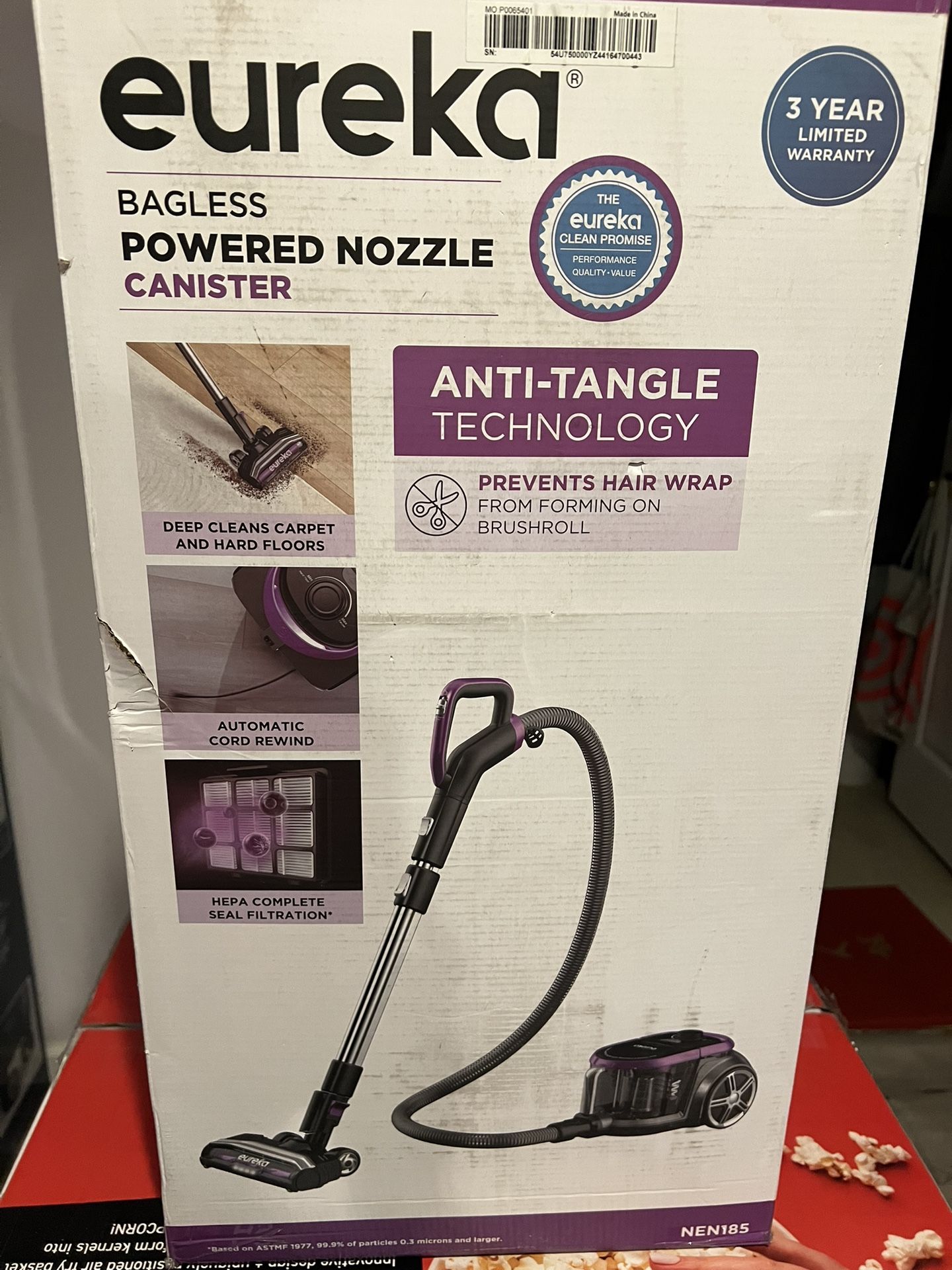 Eureka Bagless Canister Vacuum