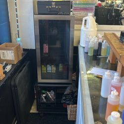 Mini Fridge And Stand