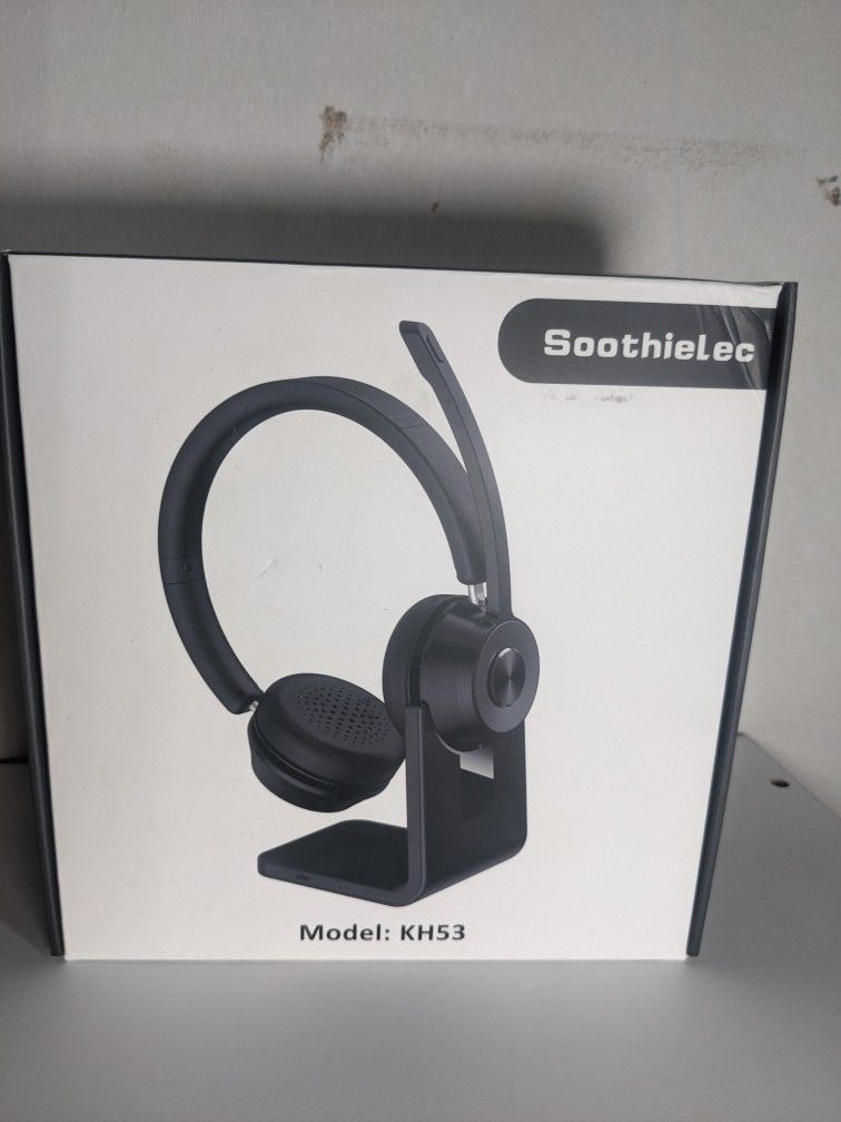 Soothielec Bluetooth Headset V5.1, Wireless Headset