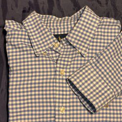 2 Ralph Lauren Long Sleeve Plaid Shirts 