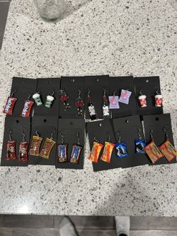 Brand New Fun Earrings 4.00 Each