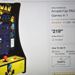 Arcade 1UP PAC-MAN Partycade 12 GAMES in 1 