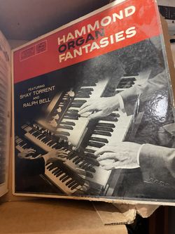 Various old vinyl records