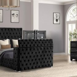 4 PC BEDROOM SET NEW IN BOX (MATTRESS AND CHEST SOLD SEPARATELY)