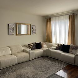 Living Room Sofas Como Nuevos Mirar Las Fotos Reclinables Y Usb Port 