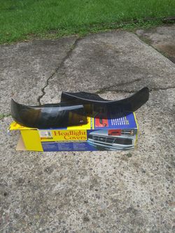 91 Nissan front headlight tint covers
