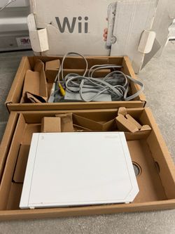 Wii Console Bundle - Tested/Working, Model RVL-101, With Wires, No Controller