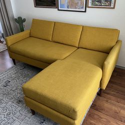 CB2 Sofa With Reversible Chaise