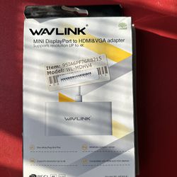 Wavlink Mini DisplayPort to HDMI & VGA adapter