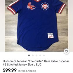 Rare Cartel Jersey Escobar 