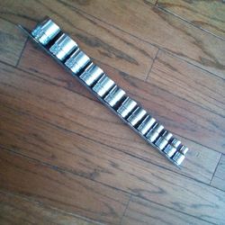 Snap-on Tools New 1/2" dr SAE 13pc 12pt Chrome Sockett Set