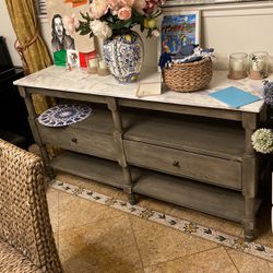 Pottery Barn Console Table $700