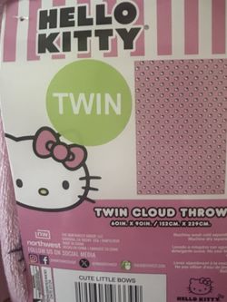 Hello Kitty Twin Pink Throw 