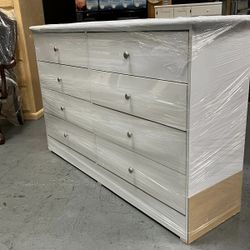 8 Drawer White Color 
