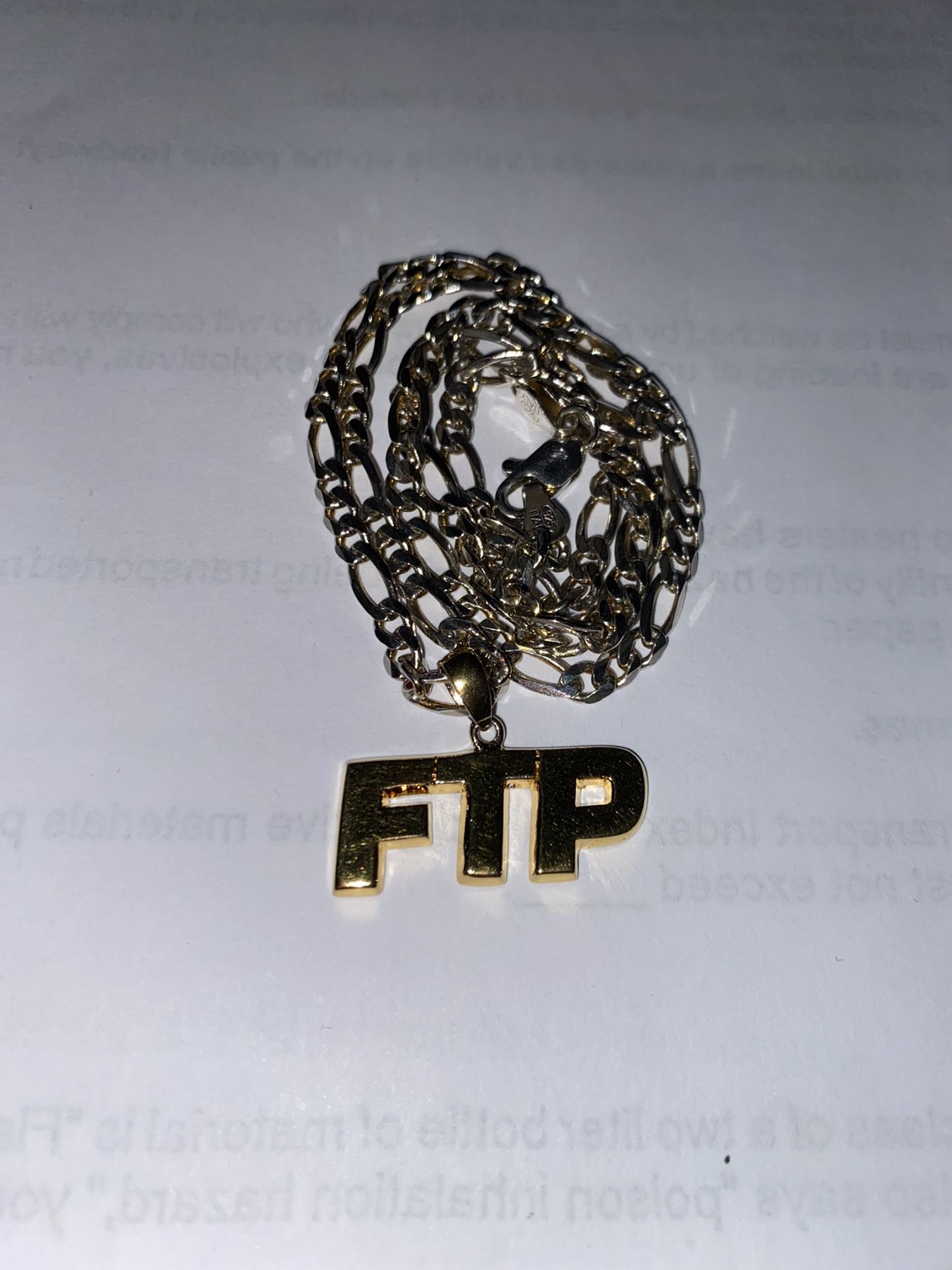 アクセサリー FTP Plated Micro Logo Chain FTP Plated Micro Logo Chain Gold - SS20 - US