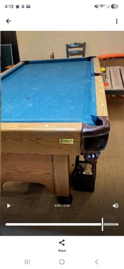 Pool table