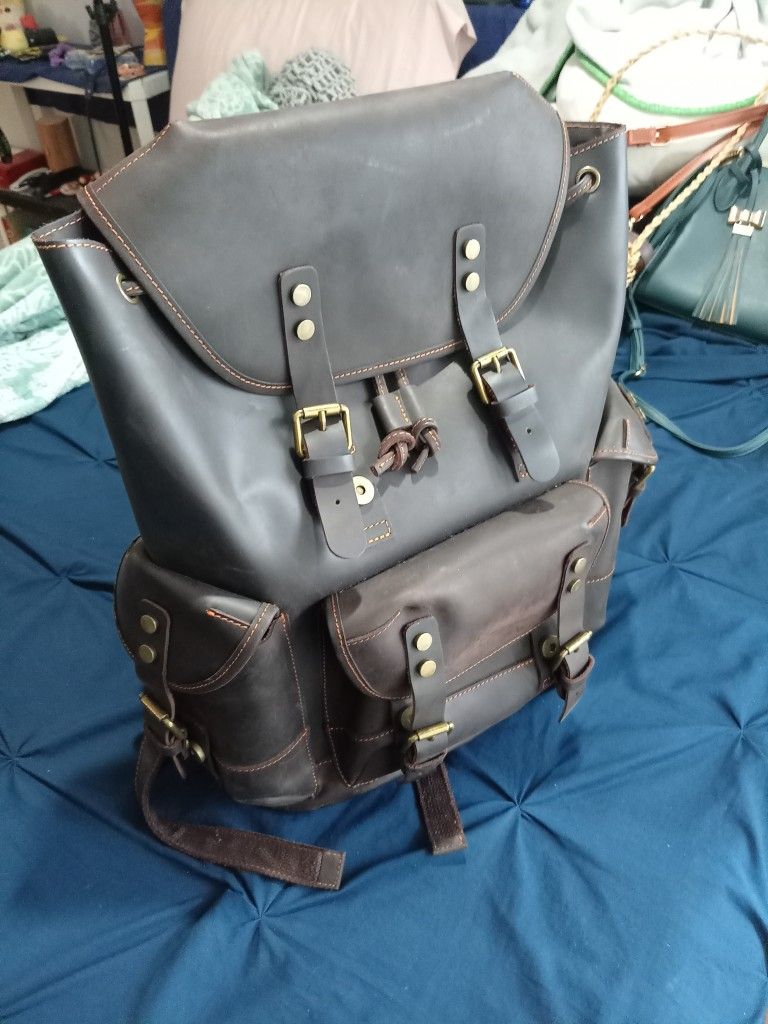 REAL Leather Backpack
