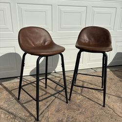 2 New 26” High  Bar Stools