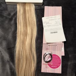 Hidden Crown Ponytail 18” Light Carmel Honey Blonde