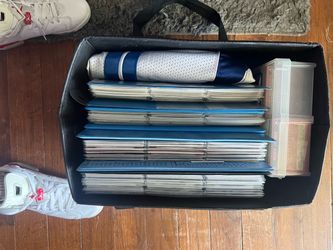 Large Sports Card Collection with Carry Case