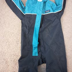 Patagonia Baby 6-12month Waterproof Rain suit.