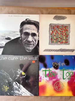 THE CURE 1980’s Vintage Vinyl Records - Personal Collection 4 albums Robert Smith