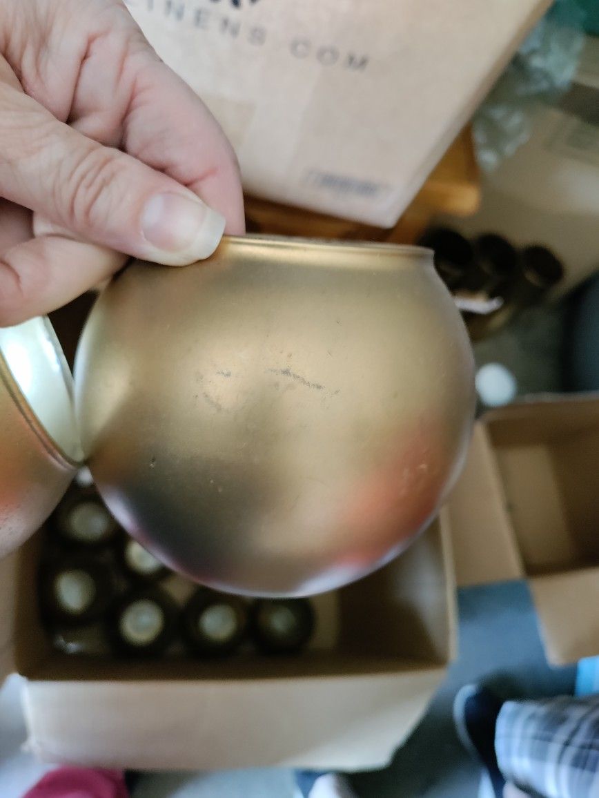 Glass Bubble Ball Votive Holder/Vase ( Lot of 15)