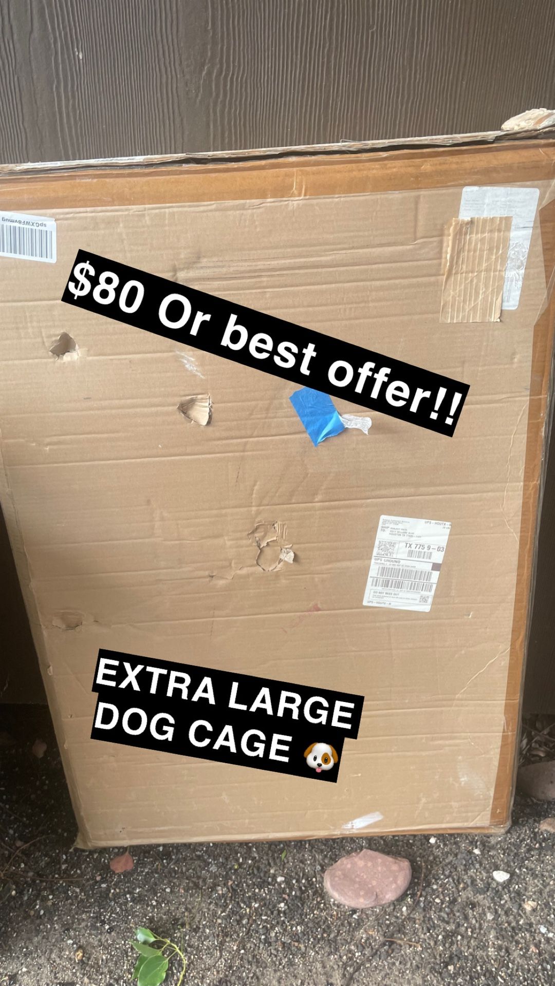 ETXRA LARGE DOG CAGE 