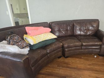 Leather couch