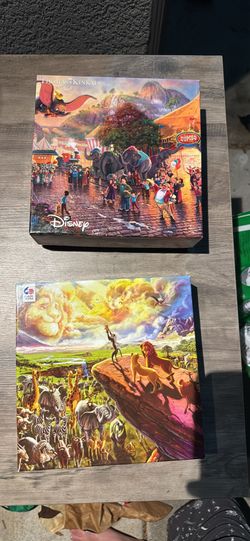 Disney Thomas Kinkade puzzles