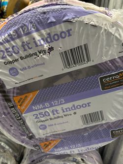 12/3 Romex Wire 250ft Copper Cable New Roll