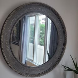 Round Mirror  34.5 Inches 