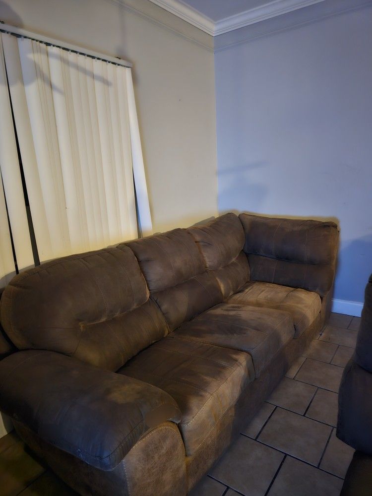 Brown Sectional