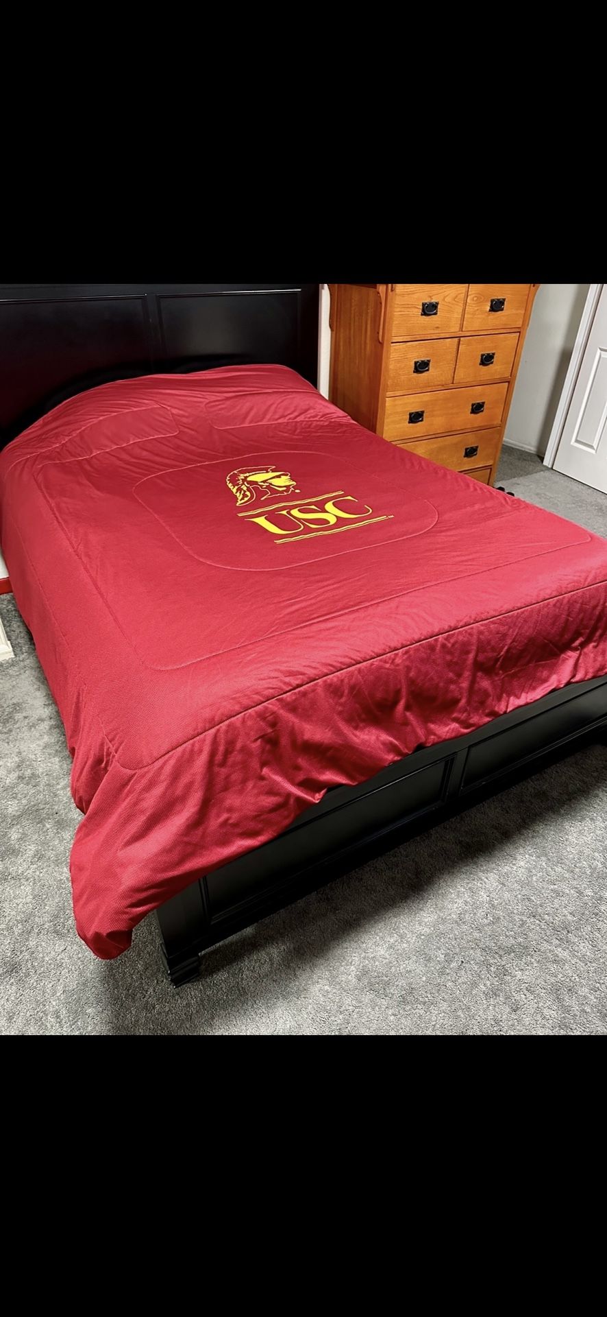 USC Comforter Size Q/F