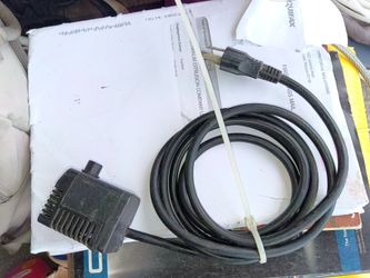 Pond Pump with extra hose $13