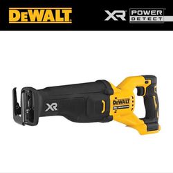 DEWALT XR POWER DETECT 20-volt Max Variable Speed Brushless Cordless Reciprocating Saw 